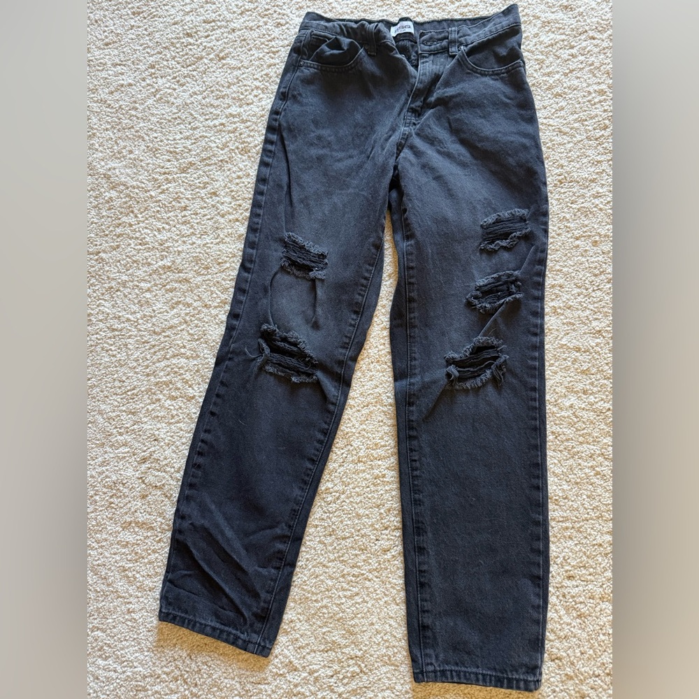 RSQ Black Distressed Skinny Jeans for Women
